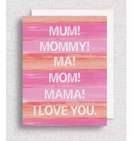 Gert & Co Mom Mum Mama Card