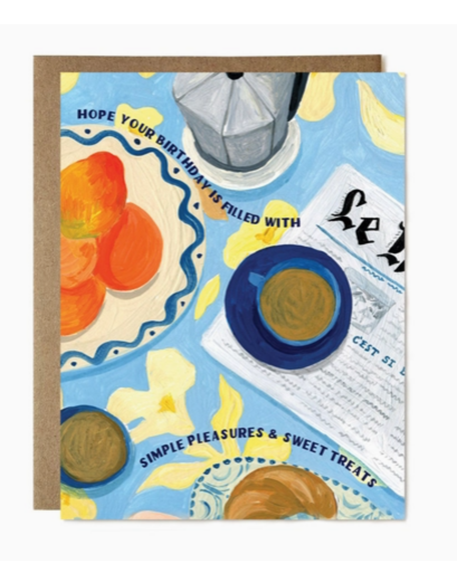 Ula Bloom Simple Pleasures & Sweet Treats Birthday Card