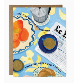 Ula Bloom Simple Pleasures & Sweet Treats Birthday Card