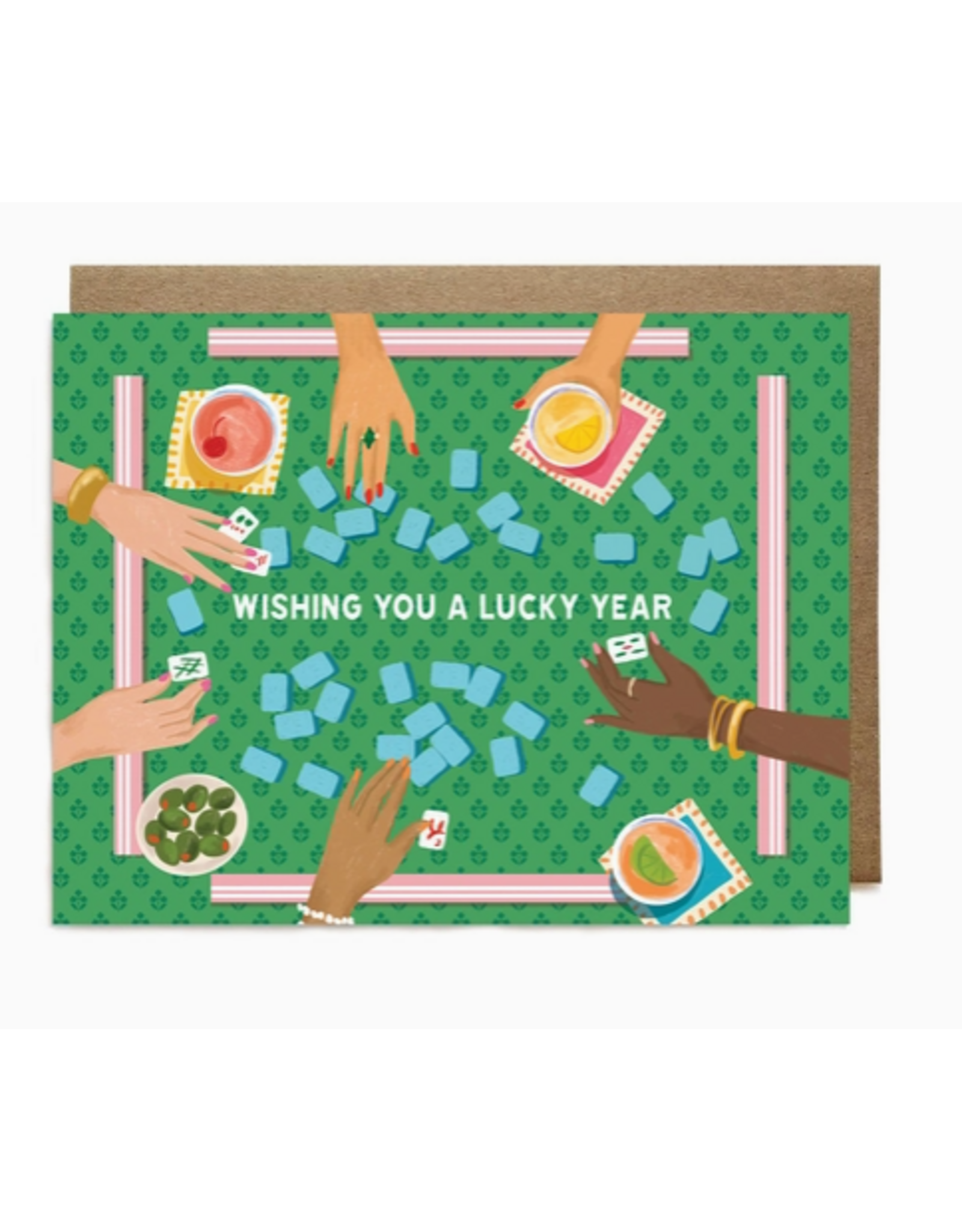 Ula Bloom Lucky Year Mahjong Card