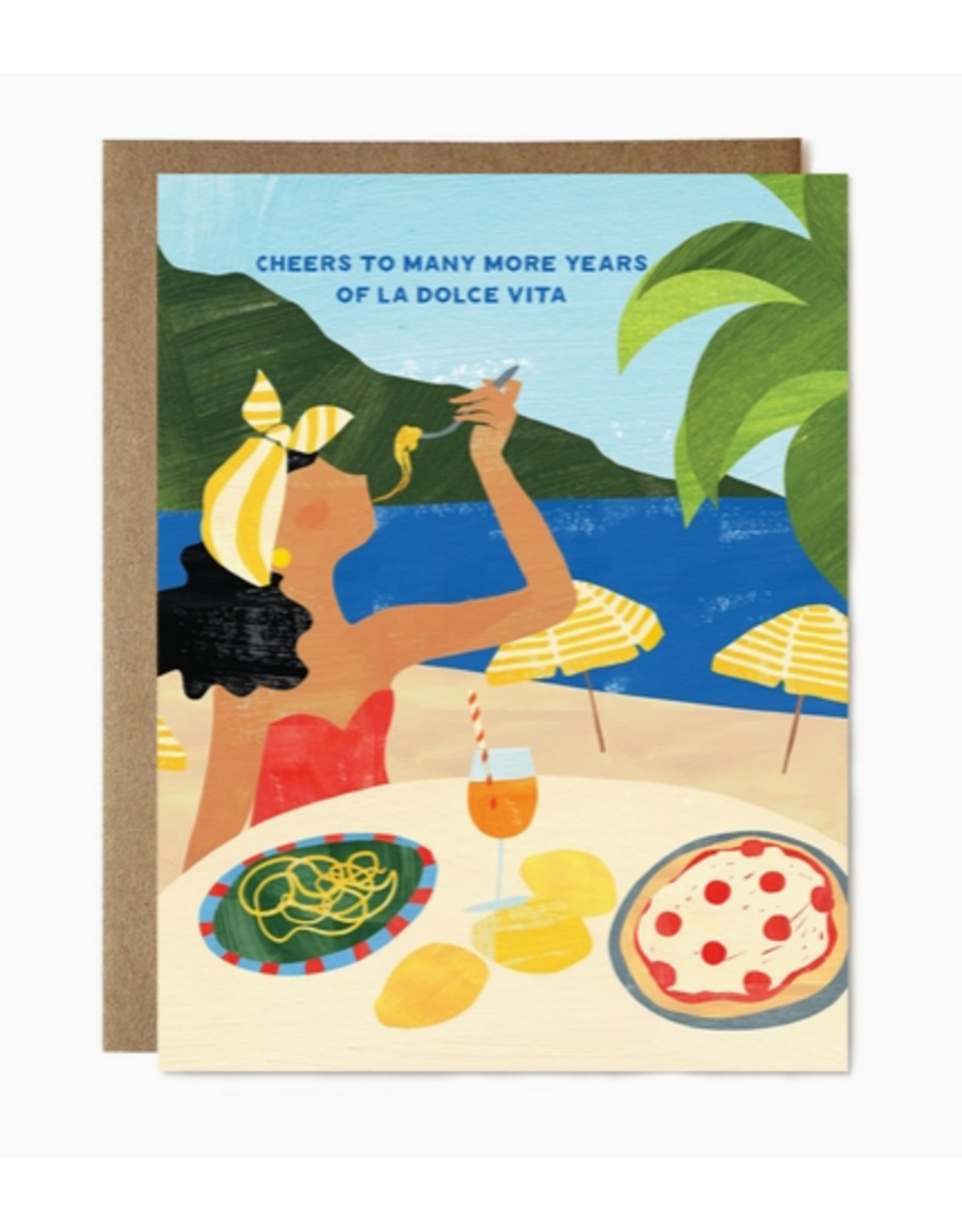 Ula Bloom La Dolce Vita Birthday Card