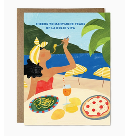 Ula Bloom La Dolce Vita Birthday Card