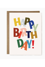 Ula Bloom Colorful Happy Birthday Card