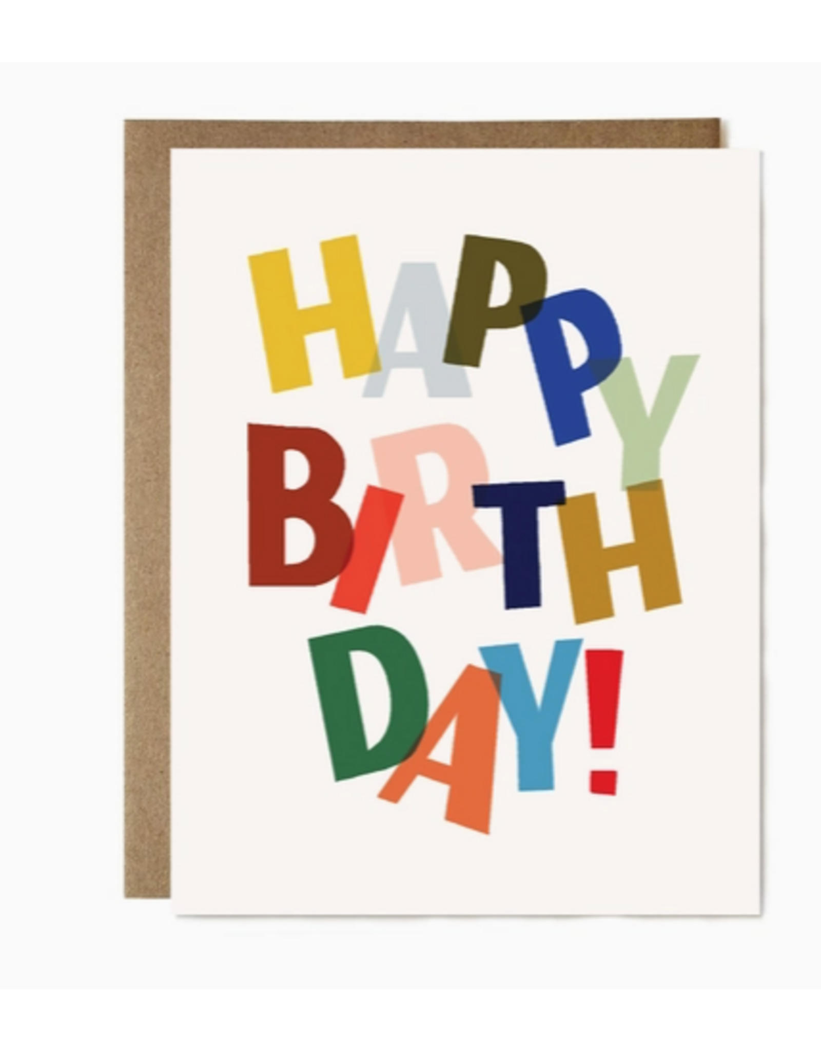 Ula Bloom Colorful Happy Birthday Card
