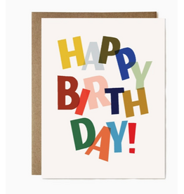 Ula Bloom Colorful Happy Birthday Card
