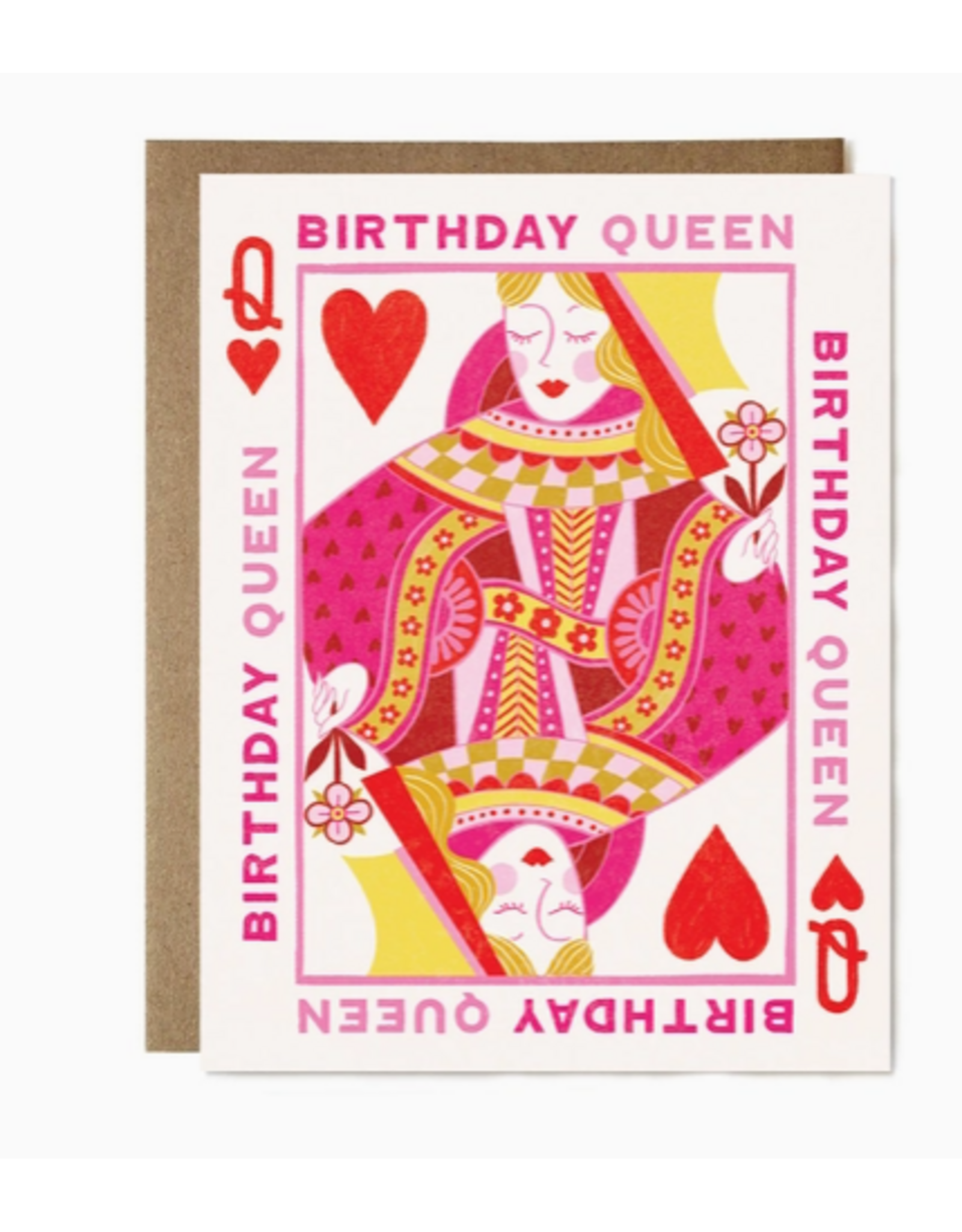 Ula Bloom Birthday Queen Card