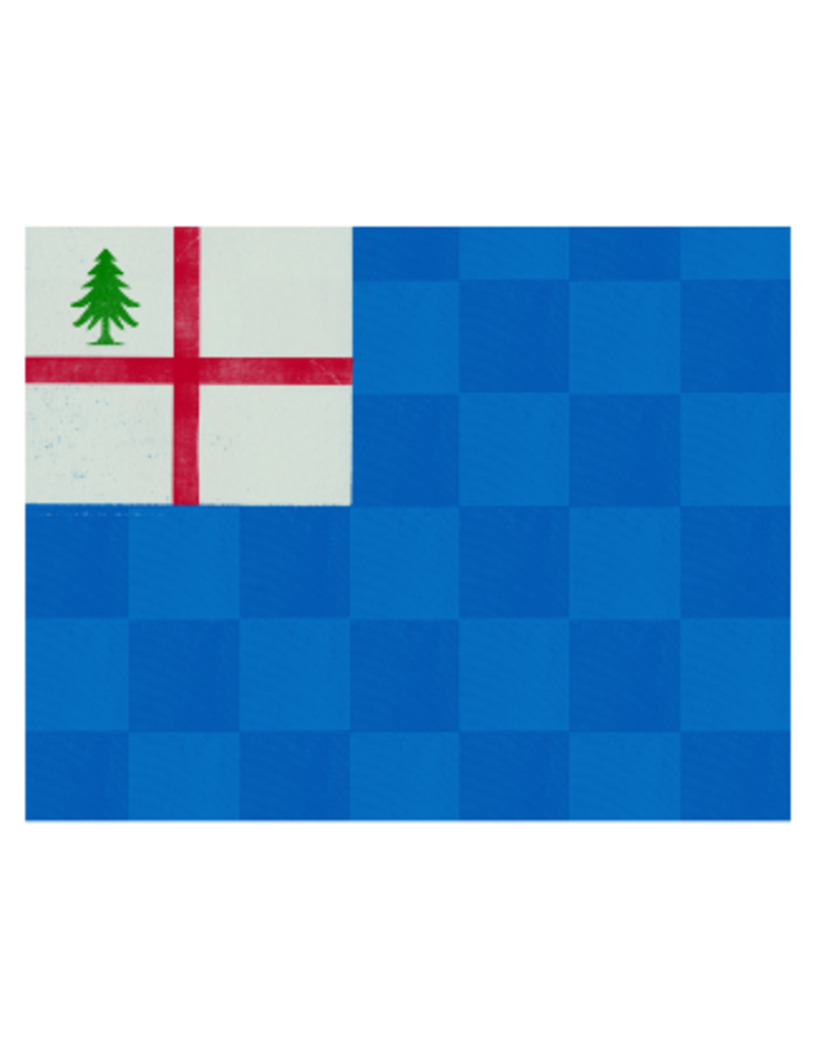 Sunhee Studio Bunker Hill Flag 8x10 Matted Print by Sunhee Studios