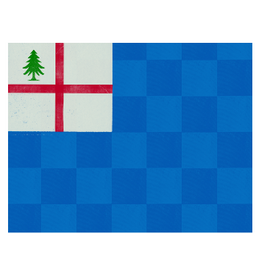 Sunhee Studio Bunker Hill Flag 5x7 Matted Print  by Sunhee Studios