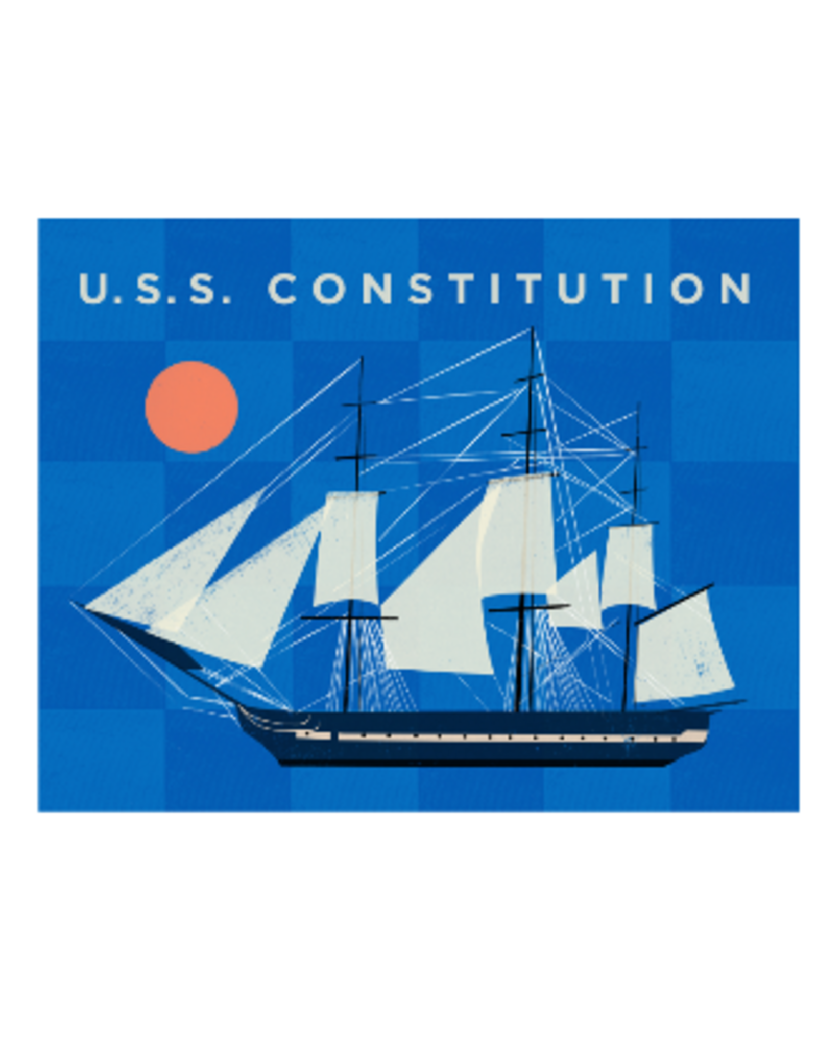 Sunhee Studio USS Constitution 8x10 Matted Print by Sunhee Studios