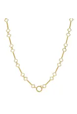 ASHA by Ashley McCormick Quatrefoil Chain Necklace 34" by ASHA