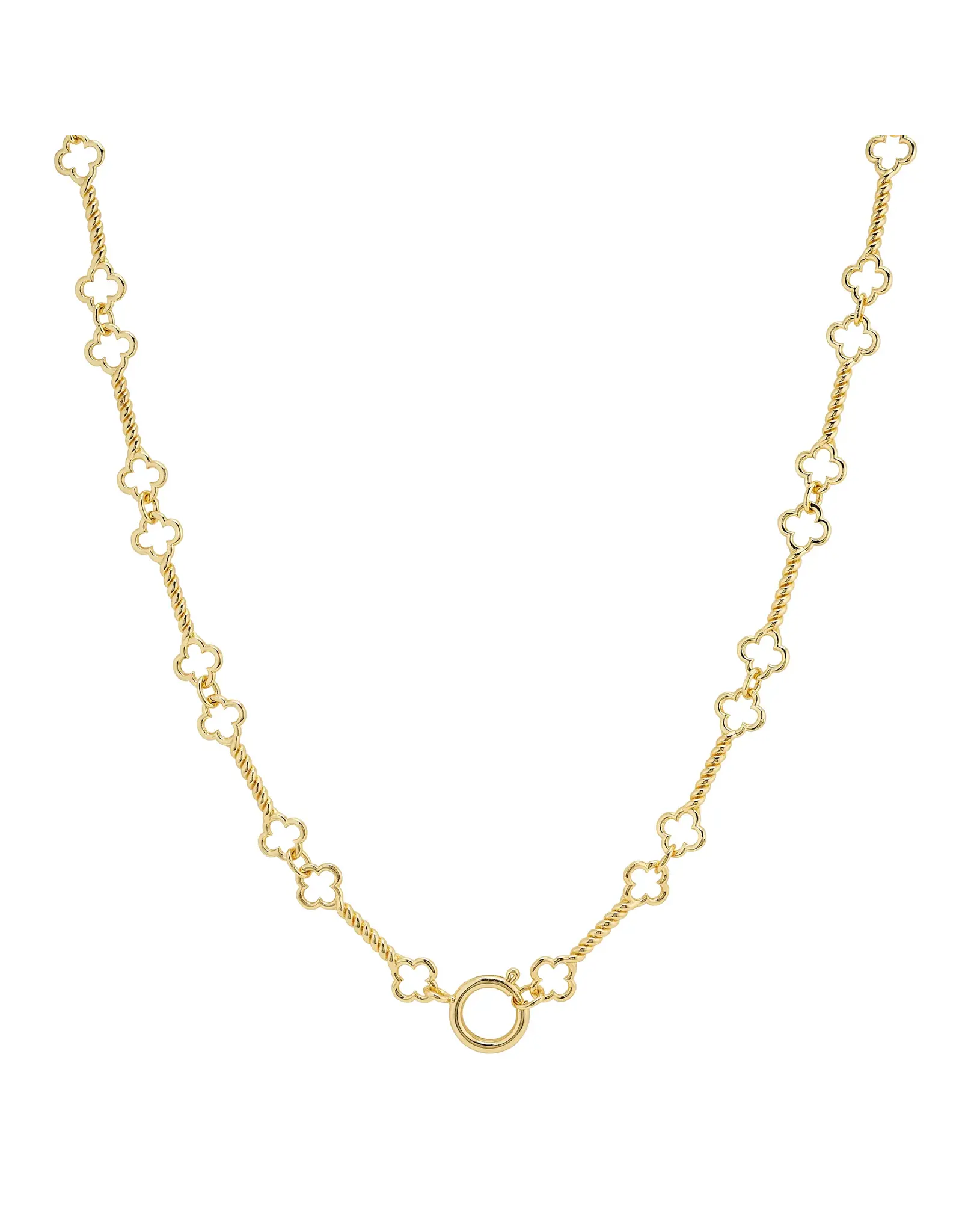 ASHA by Ashley McCormick Quatrefoil Chain Necklace 34" by ASHA