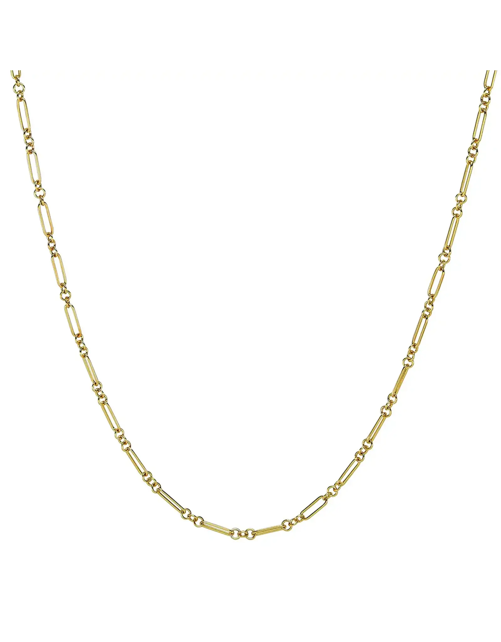 ASHA by Ashley McCormick Mixed Link Chain Necklace 16" by ASHA
