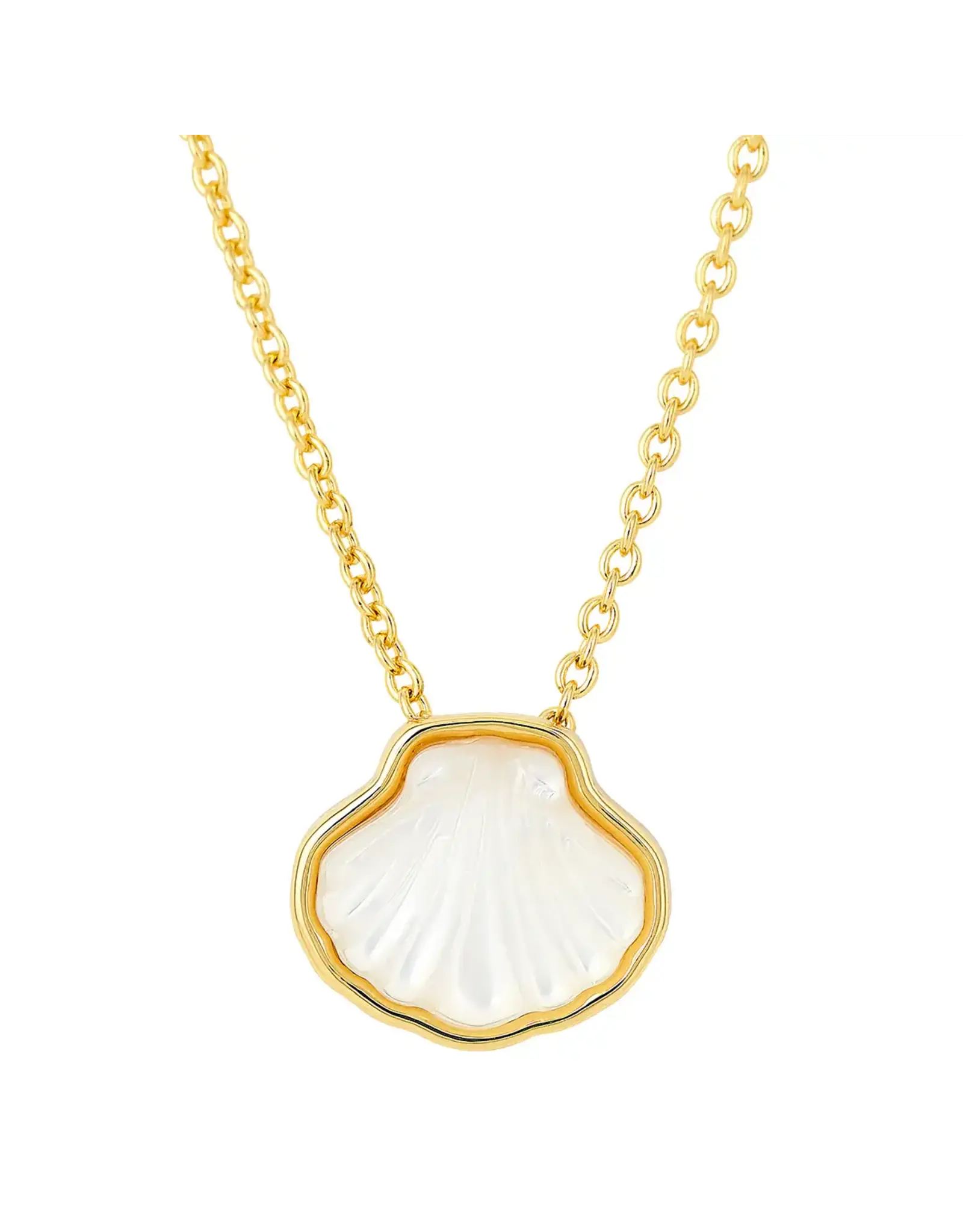 ASHA by Ashley McCormick Petite Sankaty Scallop Shell Necklace by ASHA