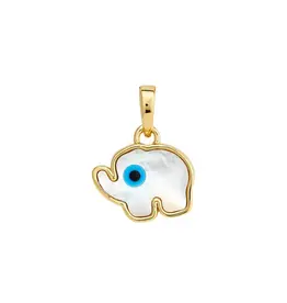 ASHA by Ashley McCormick Mini Blue Elephant Charm by ASHA