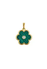 ASHA by Ashley McCormick Petal Charm in Malachite by ASHA