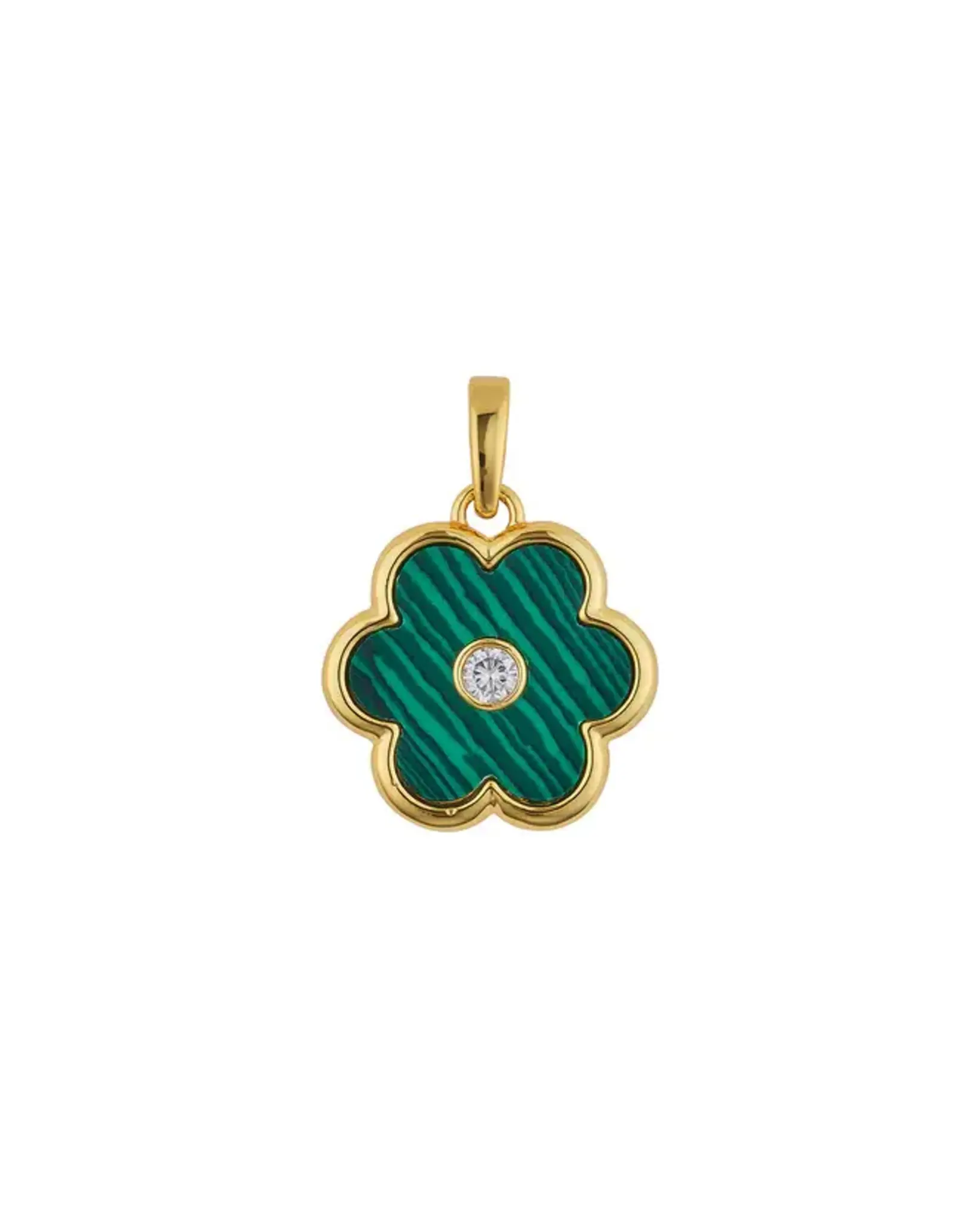 ASHA by Ashley McCormick Petal Charm in Malachite by ASHA