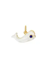 ASHA by Ashley McCormick Moby Whale Charm in Mother of Pearl by ASHA