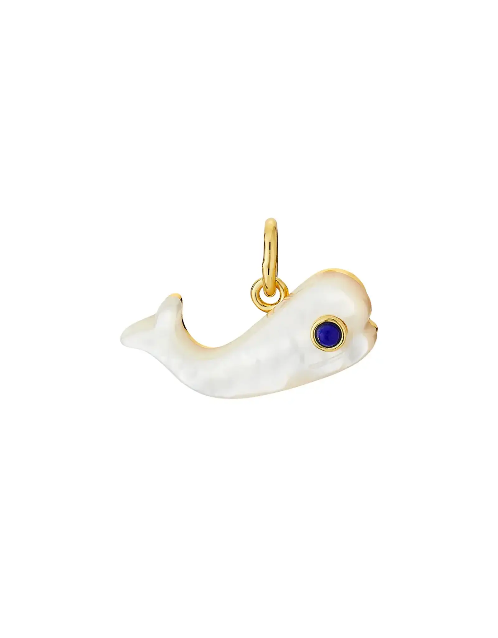 ASHA by Ashley McCormick Moby Whale Charm in Mother of Pearl by ASHA