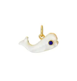 ASHA by Ashley McCormick Moby Whale Charm in Mother of Pearl by ASHA