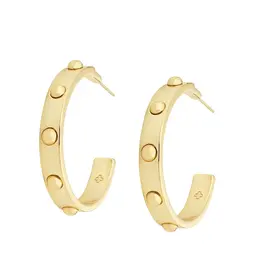 ASHA by Ashley McCormick Stella Hoop Earring in Gold by ASHA