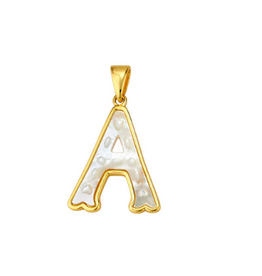 ASHA by Ashley McCormick Mini  Letter A Charm by ASHA