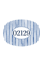 Mariposa 02129 Navy Stripe Heatsafe Tray