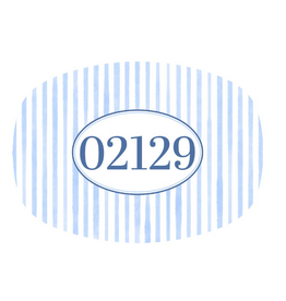 Mariposa 02129 Light Blue Stripe HeatSafe Tray