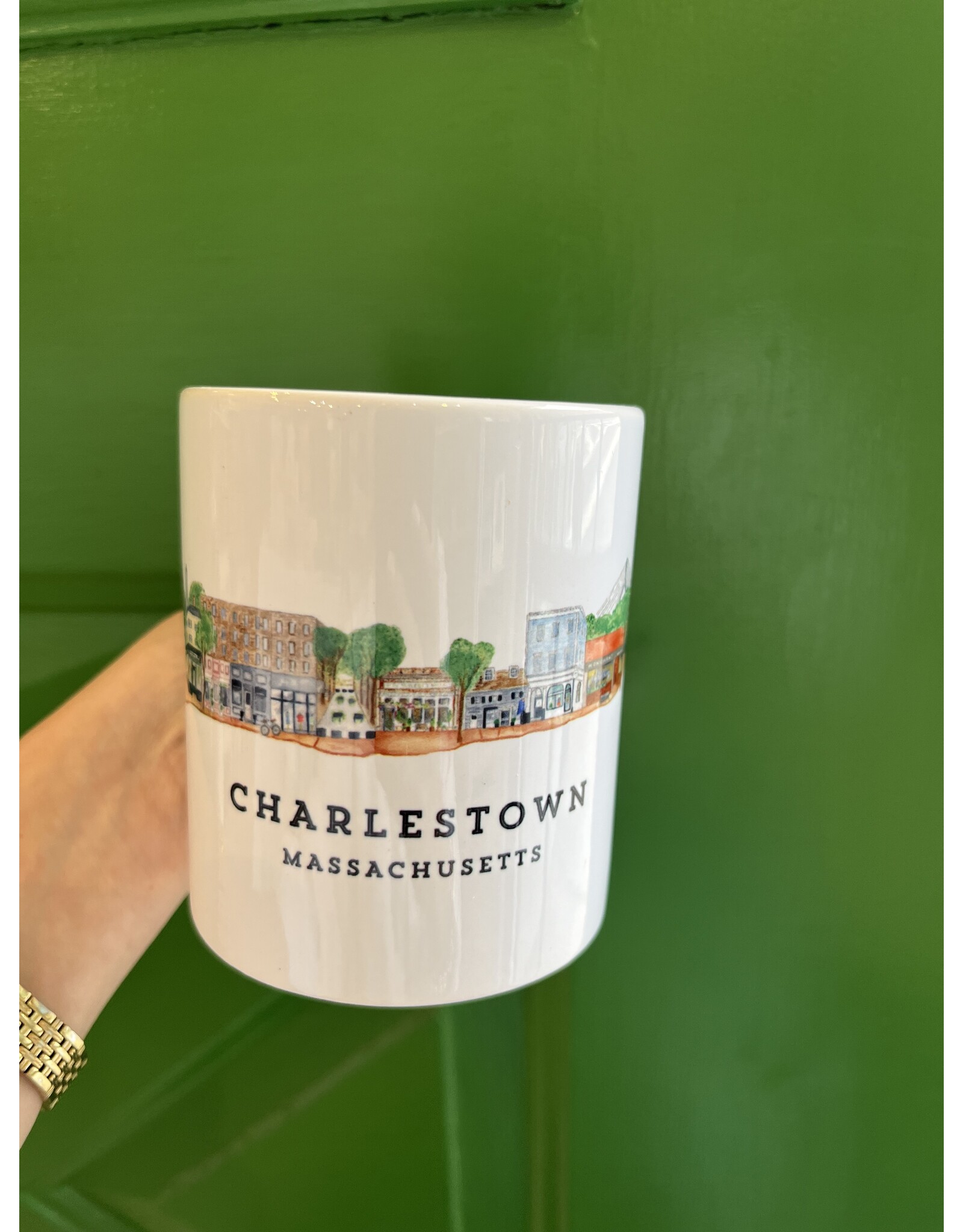 Kelley Cintra Studio Charlestown Imaginary Street Mug by Kelley Cintra Studio