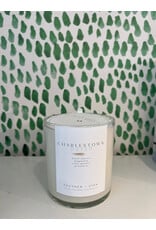 Feather + Finn Charlestown 02129 Candle in Rose & Greenery by Feather + Finn