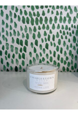 Feather + Finn Mini Charlestown 02129 Candle in Rose & Greenery by Feather + Finn