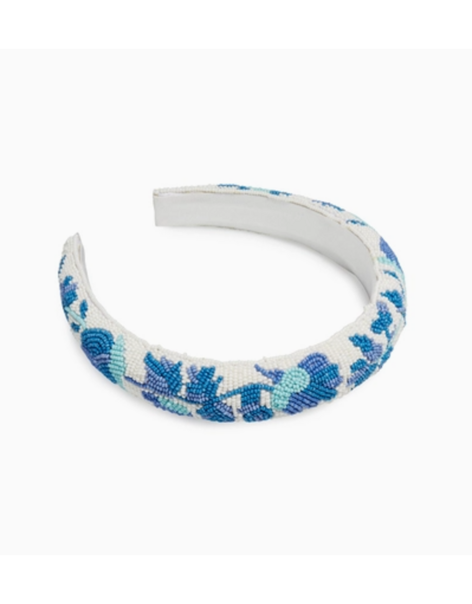 Accessories Shop by Place & Gather Beaded Floral Headband in Blue