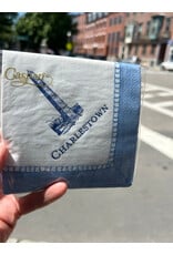 Caspari Blue Charlestown & Monument Cocktail Napkins