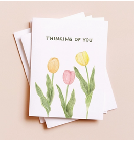 Amy Zhang Thinking of You Tulips Card