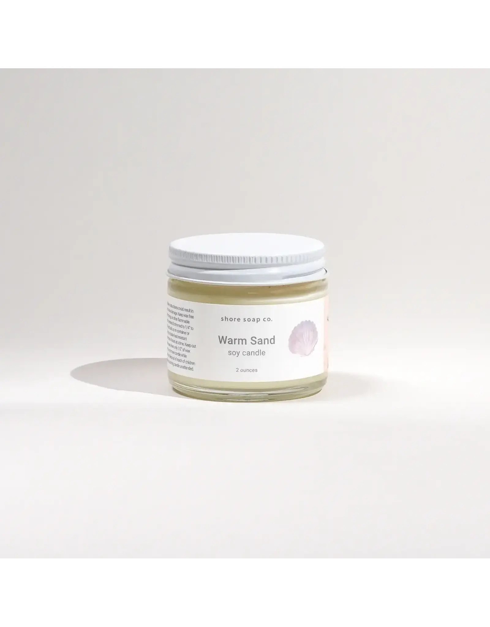 Shore Soap Co Mini Warm Sand Candle 2 oz