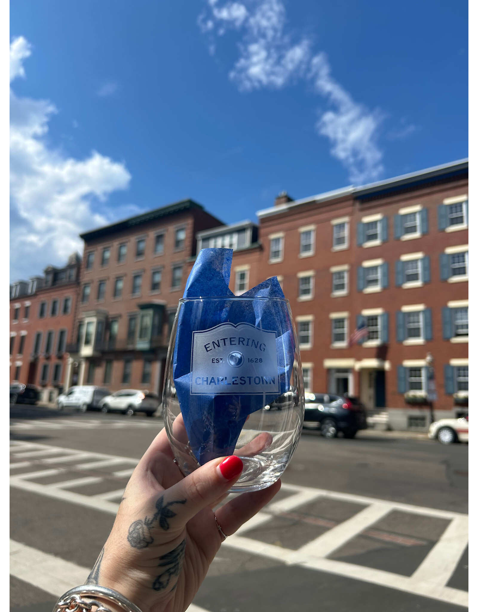 Susquehanna Glass Entering Charlestown Stemless Wine Glass