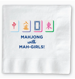 Tabletop Shop at Place & Gather Mahjong with Mah Girls Cocktail Napkins