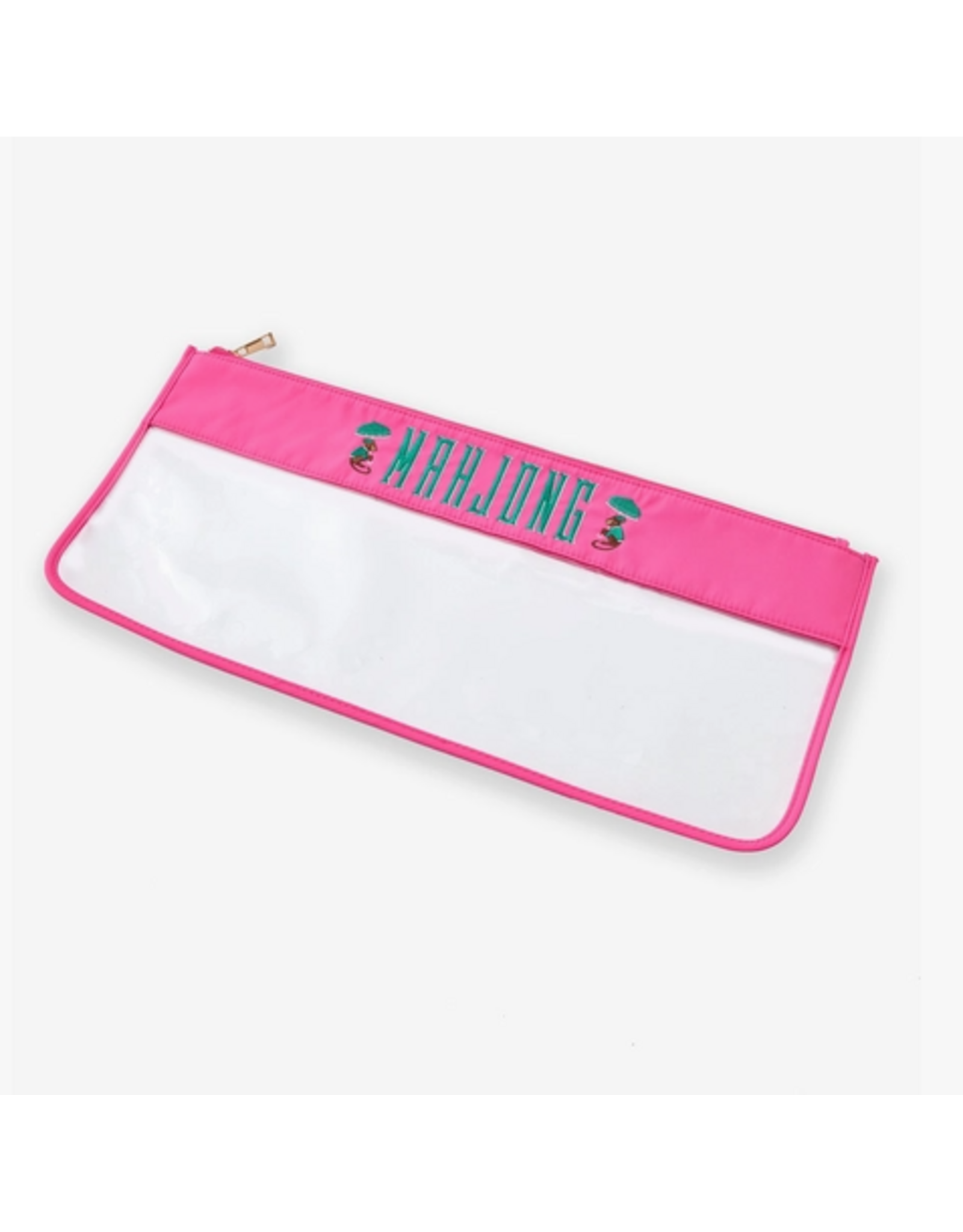 Oh My Mahjong Mahjong Tile Monkey Bag in Pink