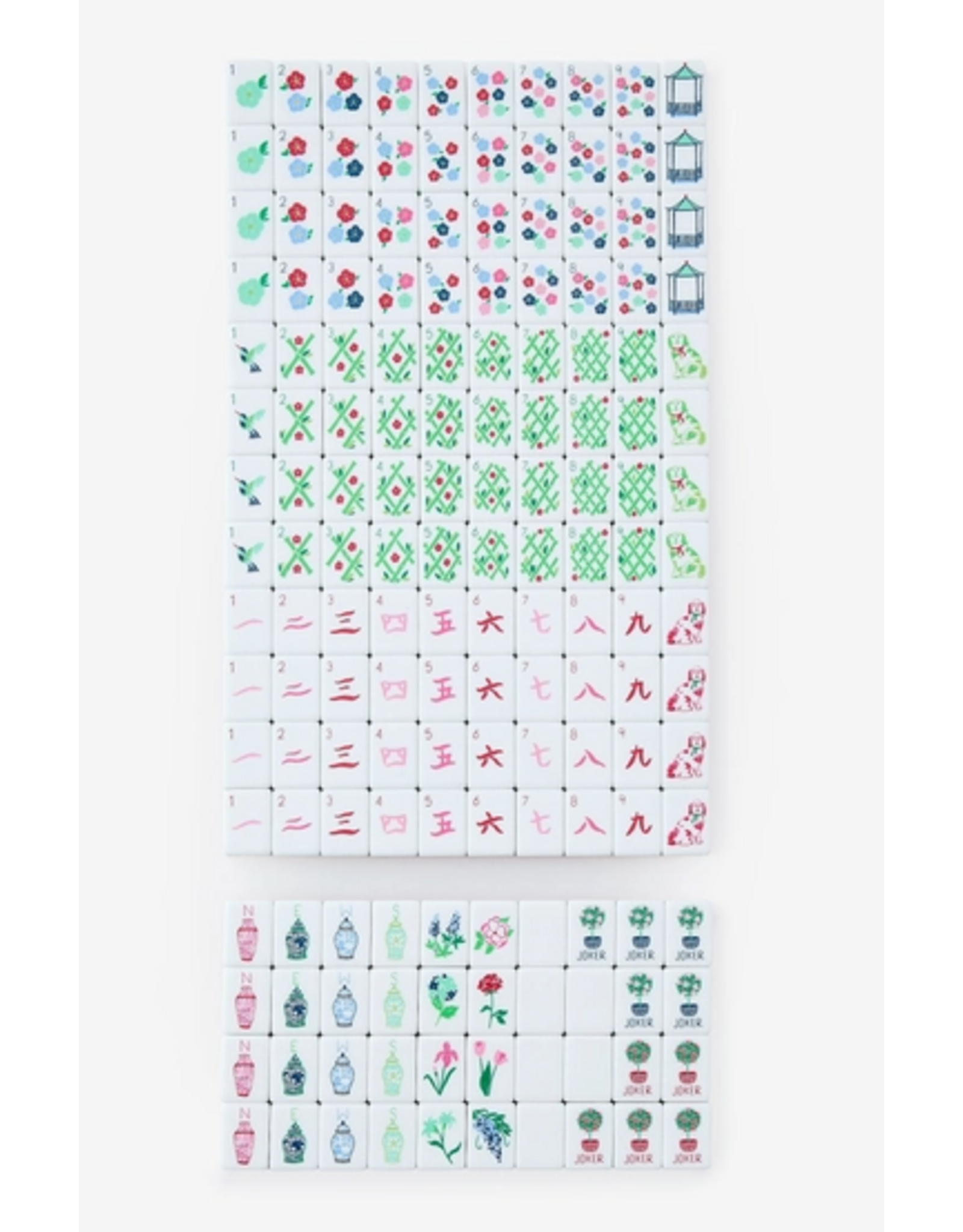 Oh My Mahjong Mahjong Tile Set in Nantucket