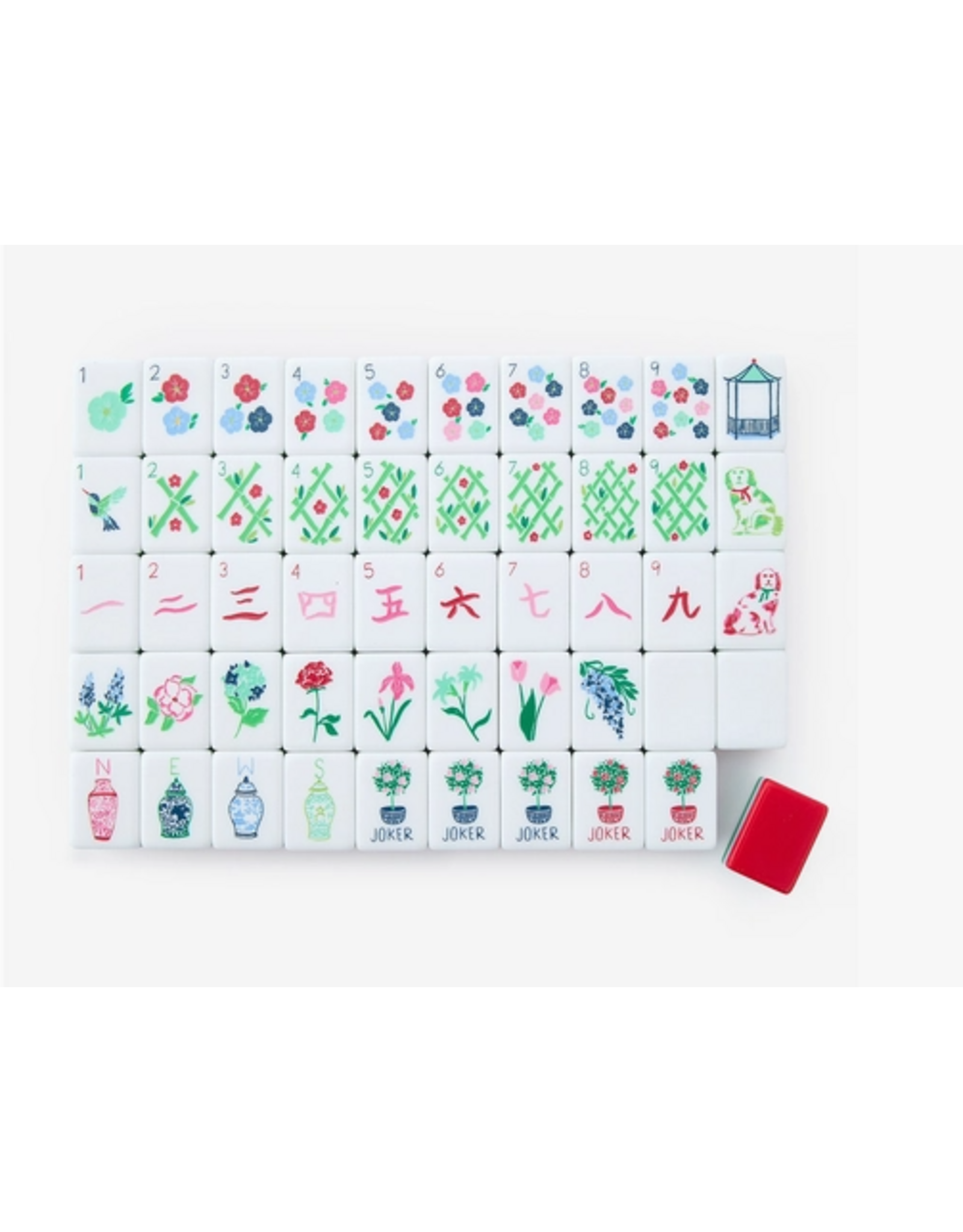 Oh My Mahjong Mahjong Tile Set in Nantucket