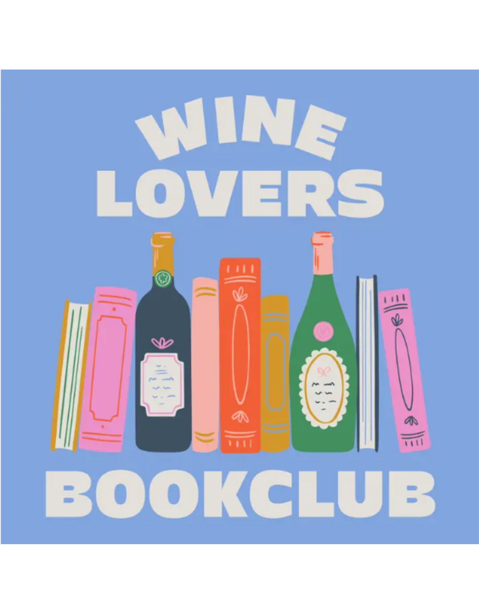 Tabletop Shop at Place & Gather Wine Lovers Book Club Cocktail Napkins