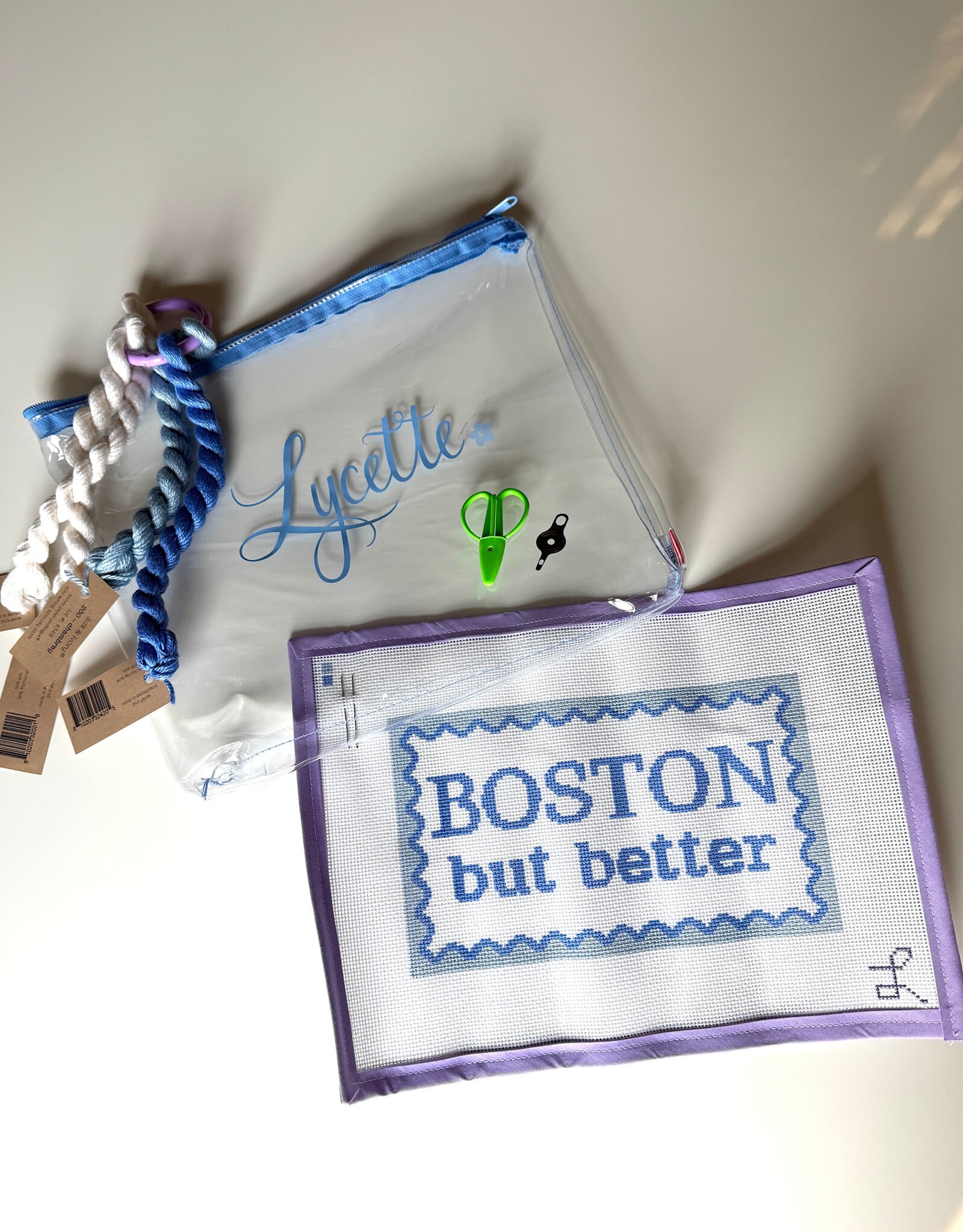 Lycette Needlepoint Boston But Better Needlepoint Canvas Kit
