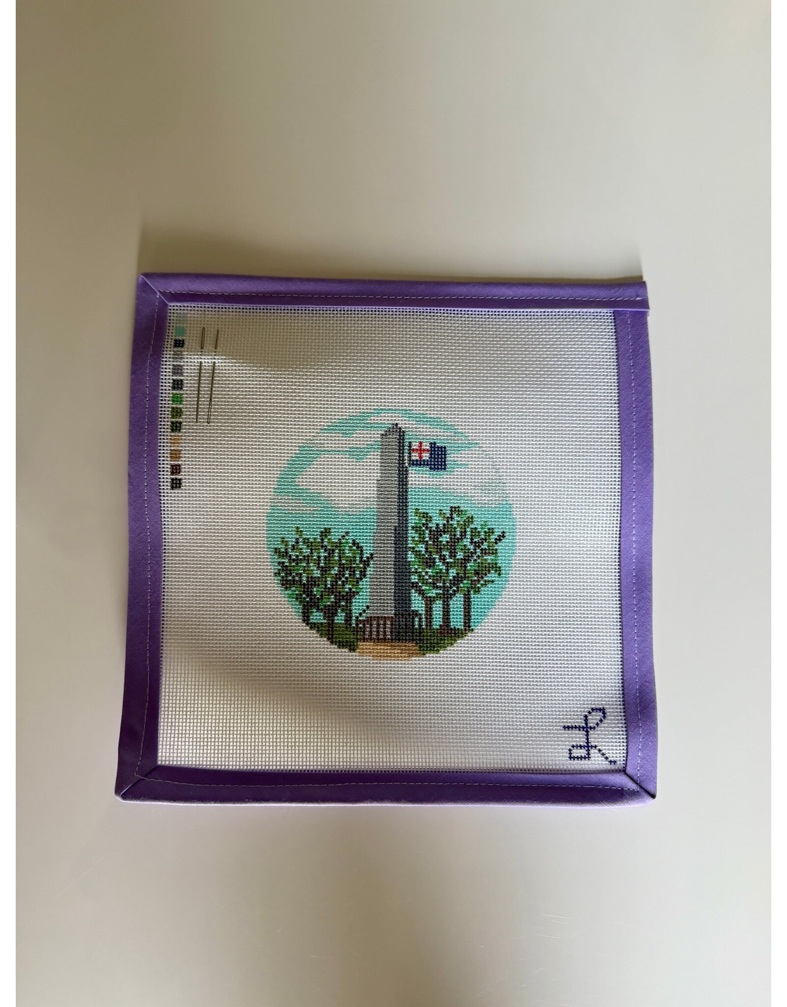 Lycette Needlepoint Charlestown Monument Needlepoint Canvas Kit