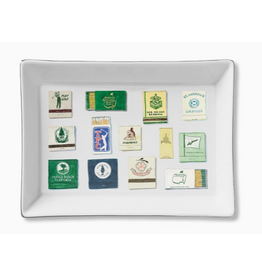 Decor Shop by Place & Gather Ceramic Tray in Golf Matchbooks