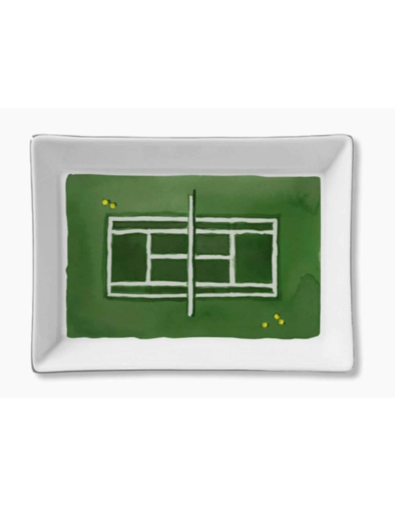 Decor Shop by Place & Gather Ceramic Tray in Tennis Court