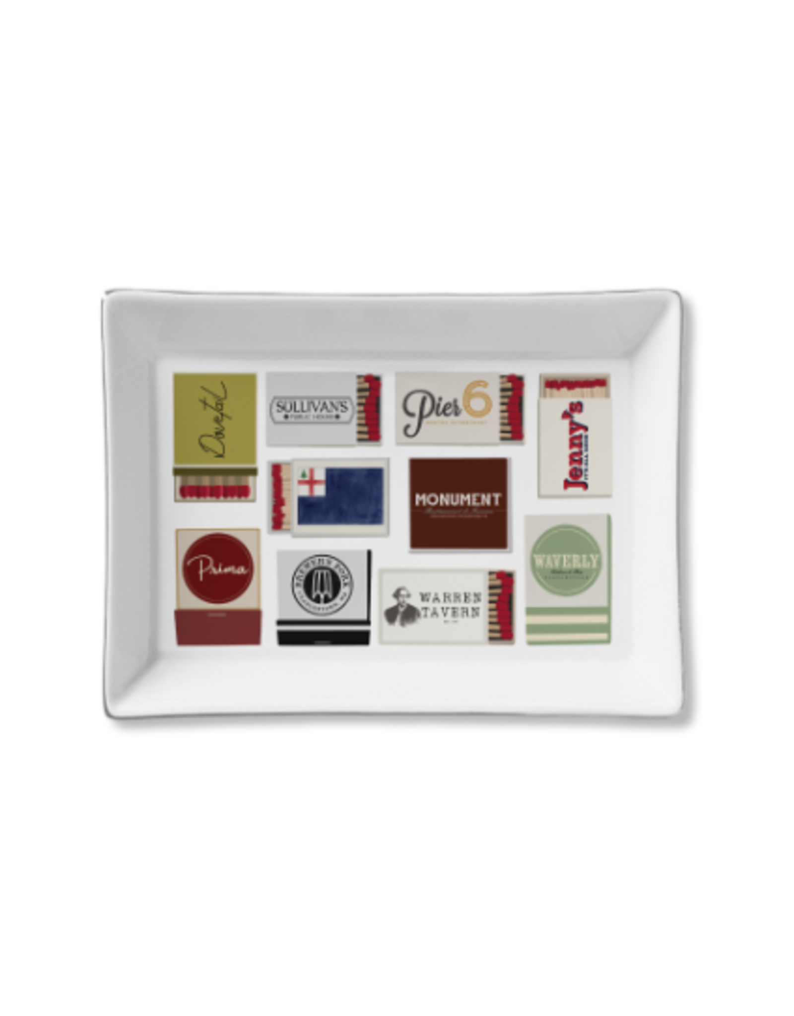 Decor Shop by Place & Gather Ceramic Tray in Charlestown Matchbooks