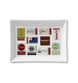 Decor Shop by Place & Gather PREORDER-Ceramic Tray in Charlestown Matchbooks