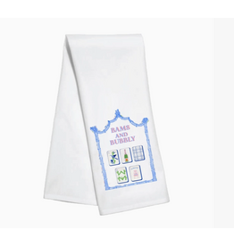 Toss Designs Bams & Bubbly Mahjong Tea Towel