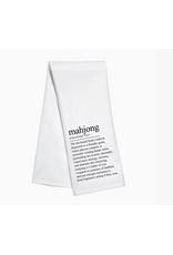 Toss Designs Mahjong Definition Tea Towel