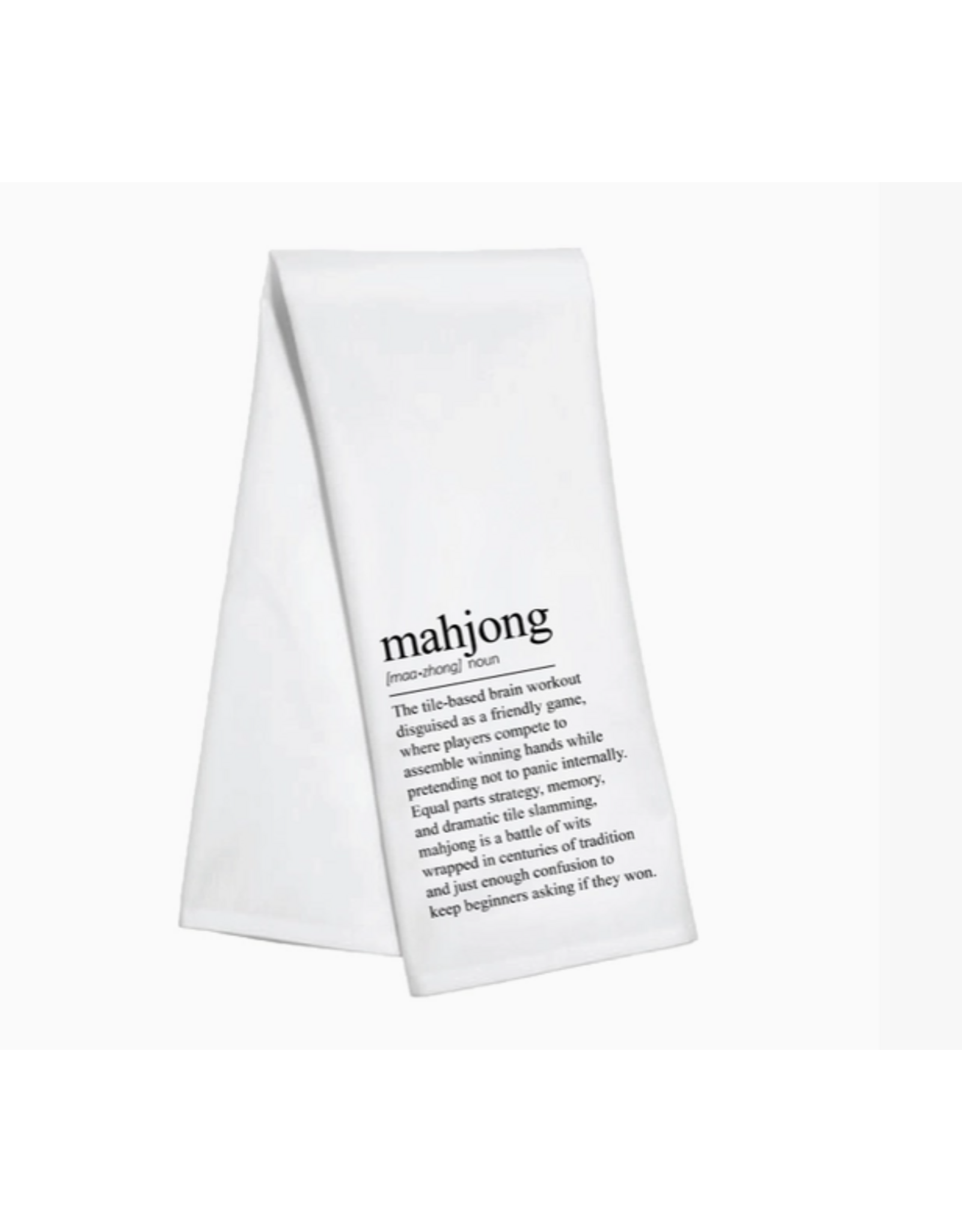 Toss Designs Mahjong Definition Tea Towel