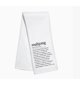 Toss Designs Mahjong Definition Tea Towel